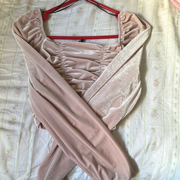 Cute top en velour - Picture 2 of 3